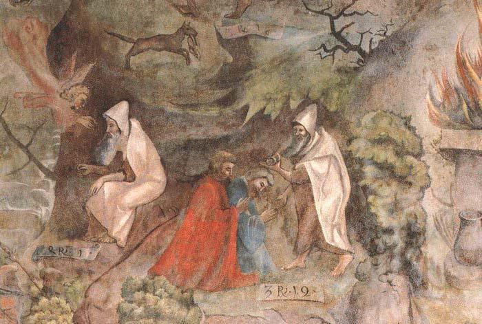 Jorg Ratgeb Scenes from the Life of Prophet Elijah Spain oil painting art
